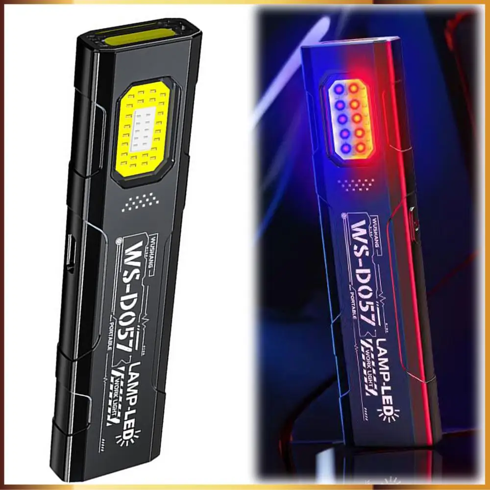 

Перезаряжаемый фонарик, 550 люмен, карманный фонарик с магнитным основанием и зажимом, портативный мини-фонарик для аварийного автомобиля