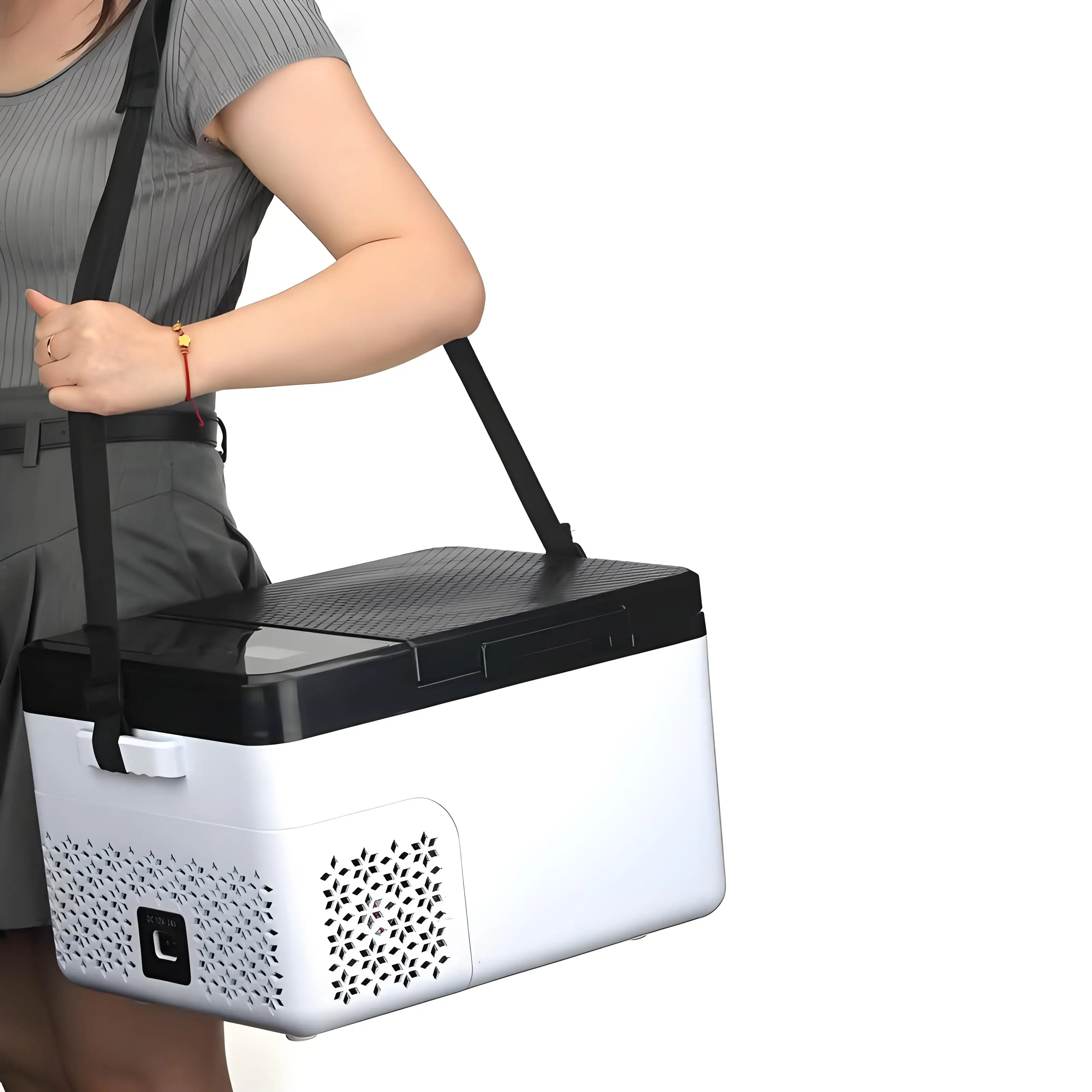 

Energy Saving Mini Fridge Refrigerator Portable for Cars Car Home Refrigerator and Warmer Battery Powered Car Refrigerator