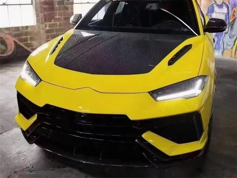 For 2023 URUS P Style Dry Carbon Fiber Engine Hood High Quality New Front Bonnet 6