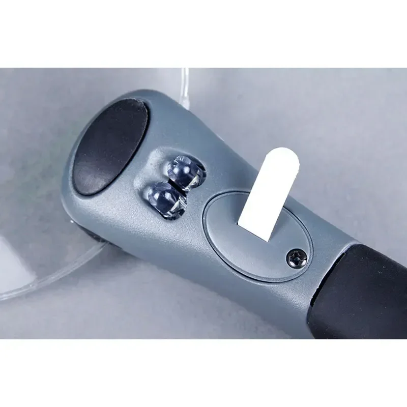 Magnifying Glasses with Led Lights 2.5X Magnifier 90mm Frameless Lamp Illuminated Loupe Helping Hand Soldering Solder Clamp