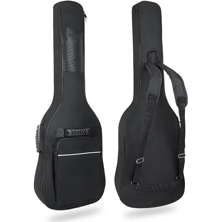 

38 40 41 Inch Electric Guitar Gig Bag Electric Guitar Gig Bag 0.35 Inch Waterproof Thick Padding Backpack Soft Electric Guitar