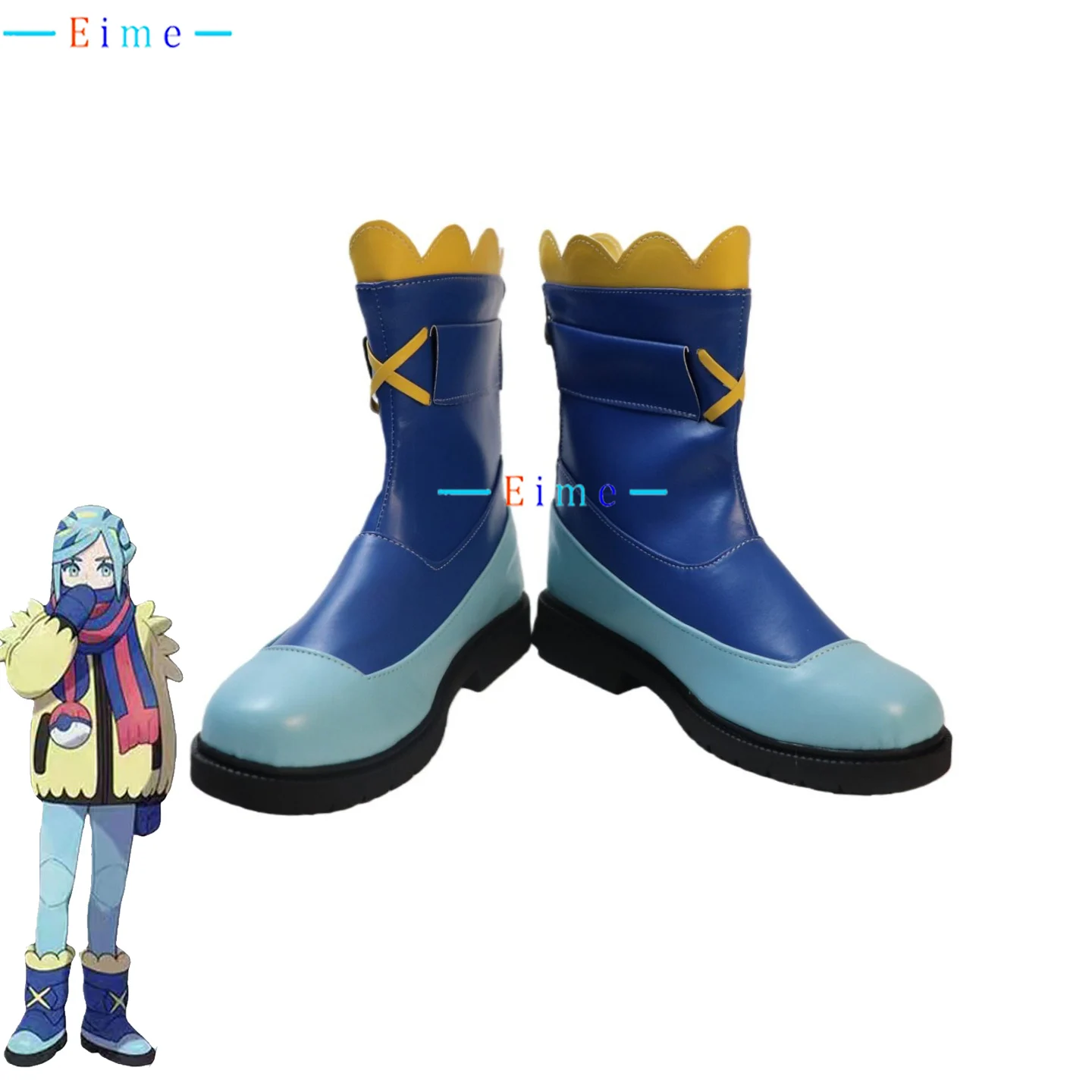 Grusha Cosplay Shoes Anime Accessories Cosplay Props PU Leather Shoes Halloween Carnival Boots Custom Made