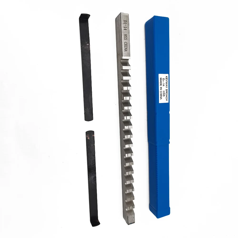 Brocha de tipo Keyway de 14mm D, herramientas de brochado de tamaño métrico para enrutador CNC, herramienta para metalurgia