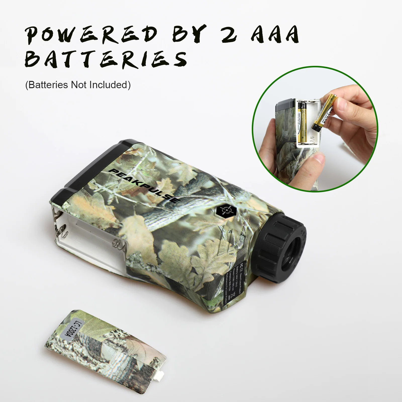 PEAKPULSE 1200M/ 1300 Yards Hunting Range Finder Waterproof 6X Magnification Rangefinder Height Angle Horizontal Distance Meter