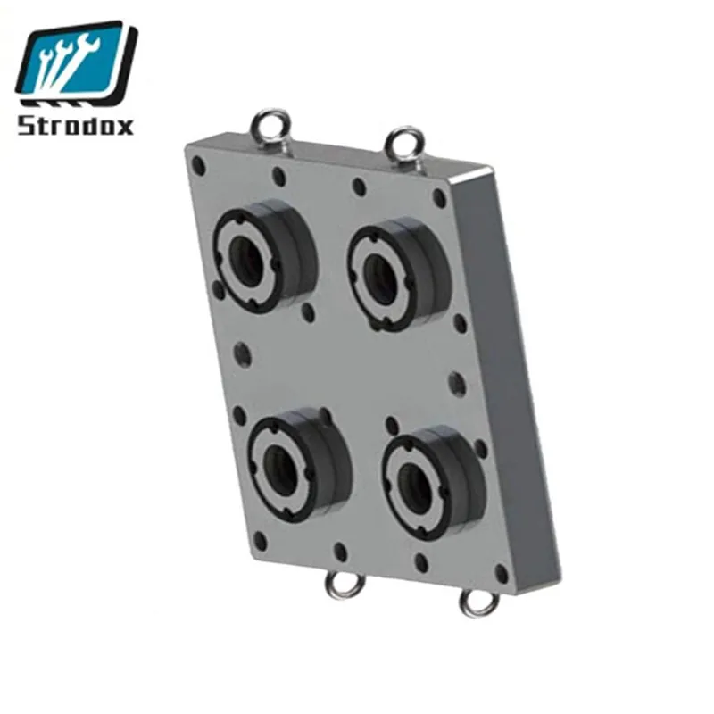 CNC Precision Positioning Quick Clamping 4 Head Gravity Type Chuck Panel Can Be Customized For High Efficiency Wear Resistance