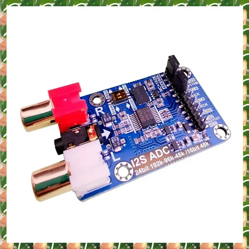 JAJA Dlhifi I2S ADC Modulo scheda di acquisizione audio Hifi WM8782S Scheda di sviluppo modalità Master Slave 24BIT 192K 96K 48K Blu 1 Pie