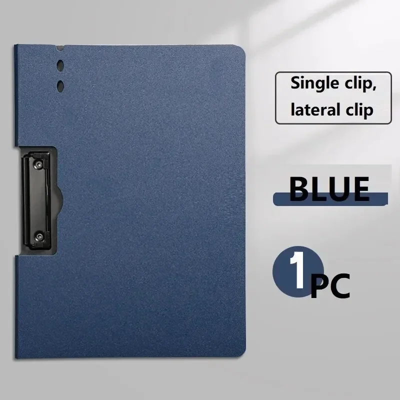 1PC A4 File Folder with Cover - Document Organizer Clipboard for Business & School, Office Stationery Supplies, Paper Holder