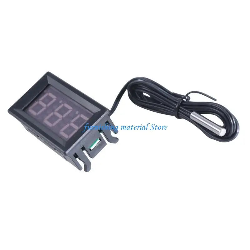 

Y5GD Industrial Thermometer 12V Digital Temperature with Measuring Waterproof