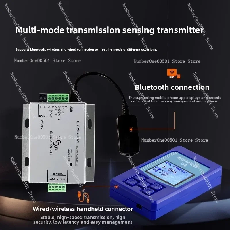 SBT9040 Analog RS485 Communication Weighing Force Measurement Display Control Transmission Amplifier