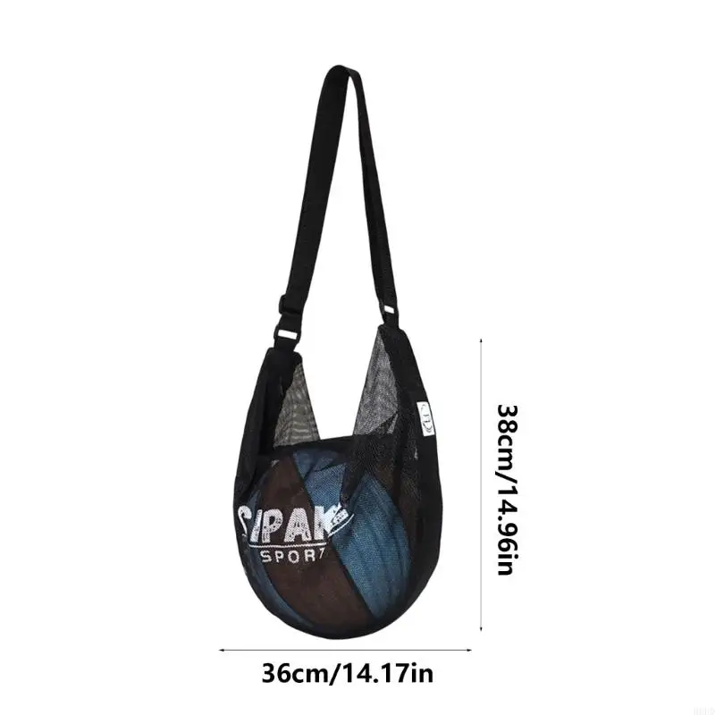 Basketball-Tragetasche mit hoher Kapazität und verstellbarem, ergonomischem Riemen, Umhängetasche für Basketball und 69HD – Detail 6