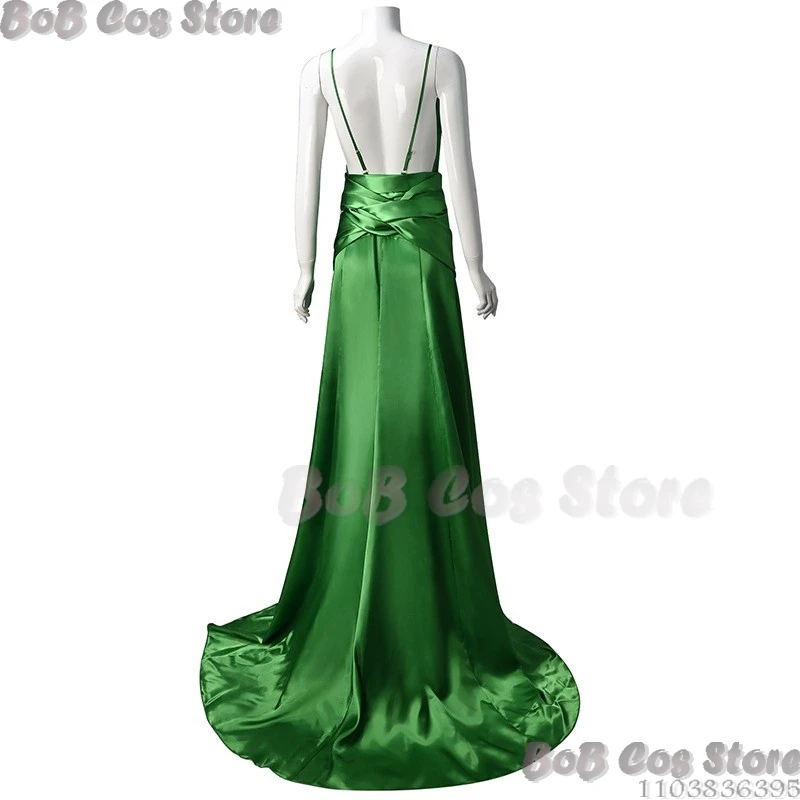 Green Dress Cecilia Tillis Cosplay Movie Atonement Heroine Costume Sexy Women Girl Christmas Holloween Party Roleplay Uniform