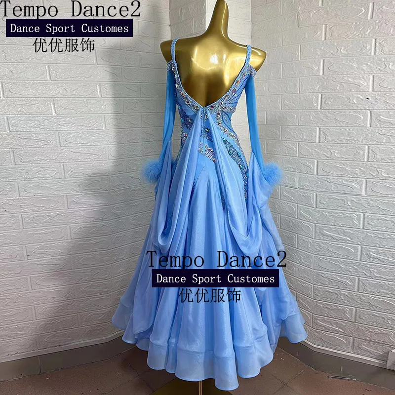 Women ballroom dance dress Standard Dance Dress ballroom dress for Competition modern dance Costume Tempo Store