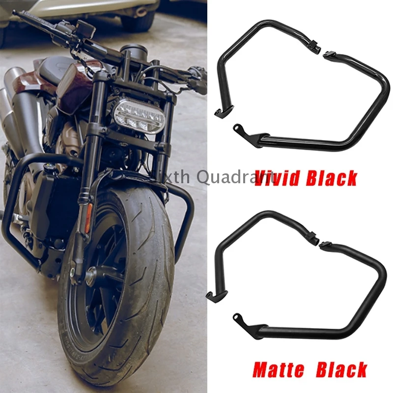 

Motorcycle Accessory Highway Crash Bar Engine Guard Bumper Stunt Cage Falling Protection For Harley Sportster S RH1250S 2021-22