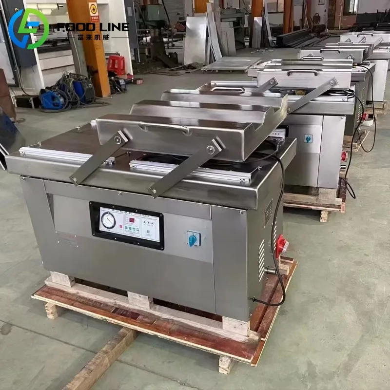 

Customized CE Semi-automatic Food Sausage Double-chamber Nitrogen-filled Vacuum Sealing Machine