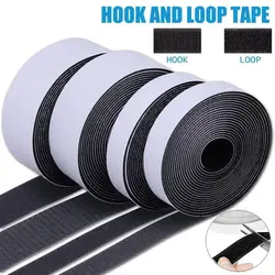 5Meters/Lot Self Adhesive Hook and Loop Fastener Tape Velcroing Strips Sticker Scratch Adhesif with Glue for DIY20/25/30/50mm