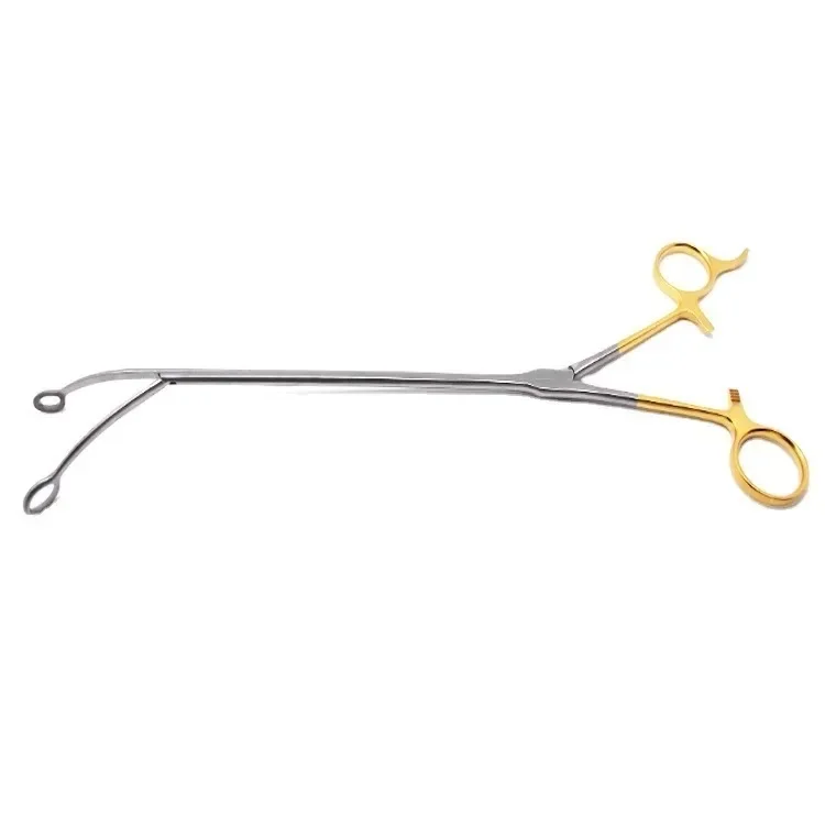 Pinza per ovalio endoscopica medica a doppia snodo