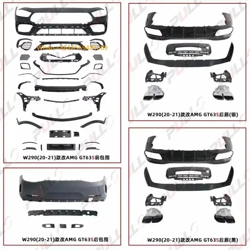 Auto Body System s GT 2015-2020 to s GT63s Include Front,rear Bumper with Grille,rear Diffuser Lip