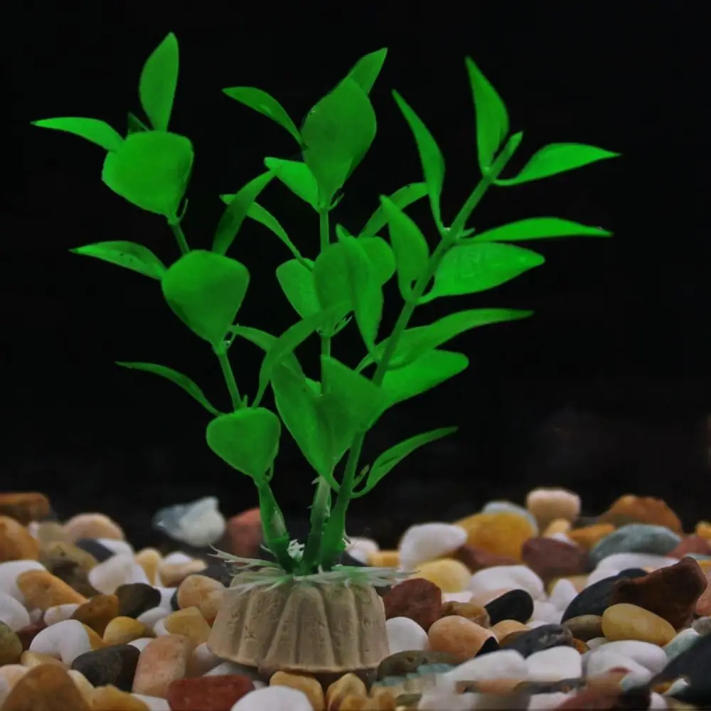 10CM Mini Artificial Underwater Plants Plastic Fake Water Weeds Aquarium Fish Tank Seaweed Landscaping Decoration Ornaments