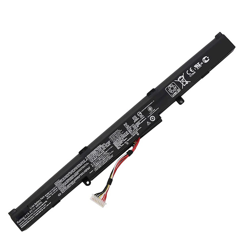 Imagem -06 - Original Genuíno A41n1611 14.4v 48wh Bateria do Portátil para Asus Rog Gl553 Gl553vw Gl553vd Gl553ve Gl753v A41lp4q 4inr19 66 Novo