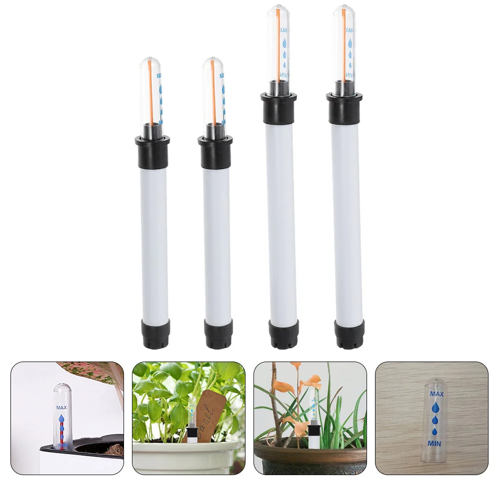 4 Pcs Indoor Plants Water Level Indicator Scale Gauge Hydrometer Moisture House