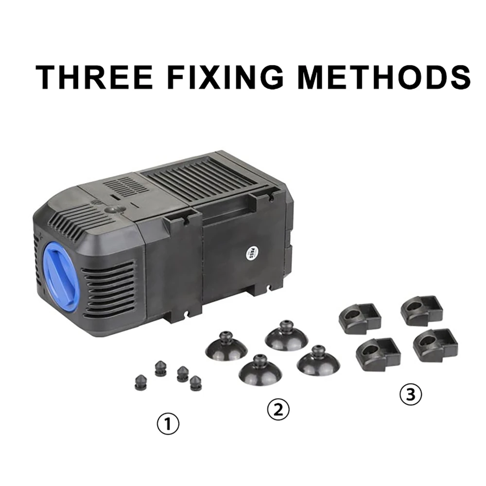 500—3000L/H Ultra-Quiet Intelligent Fish Pond Aquarium Water Pump 220-240V 50Hz Fish Tank Fountain Water Fountain Pump Filter - Image 3