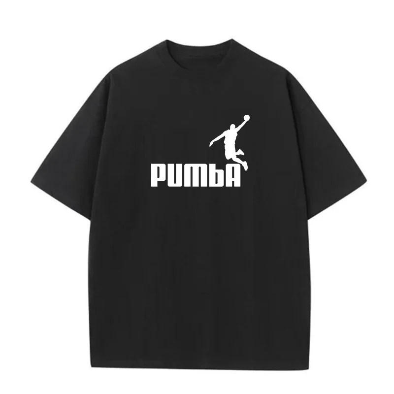 

American t shirt for men Cotton Loose Crew Neck Oversized T-shirt Puaia Print Men's Casual Short Sleeve sports tshirt Top tee