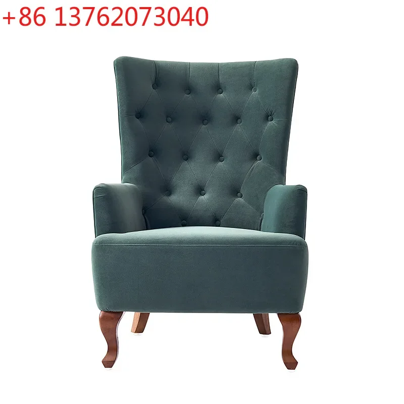 Italian light luxury single sofa chair living room leisure back chair