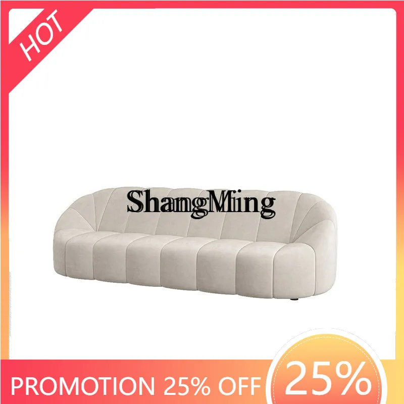 

CL fabric sofa coffee table combination small apartment home leisure guest reception sofa