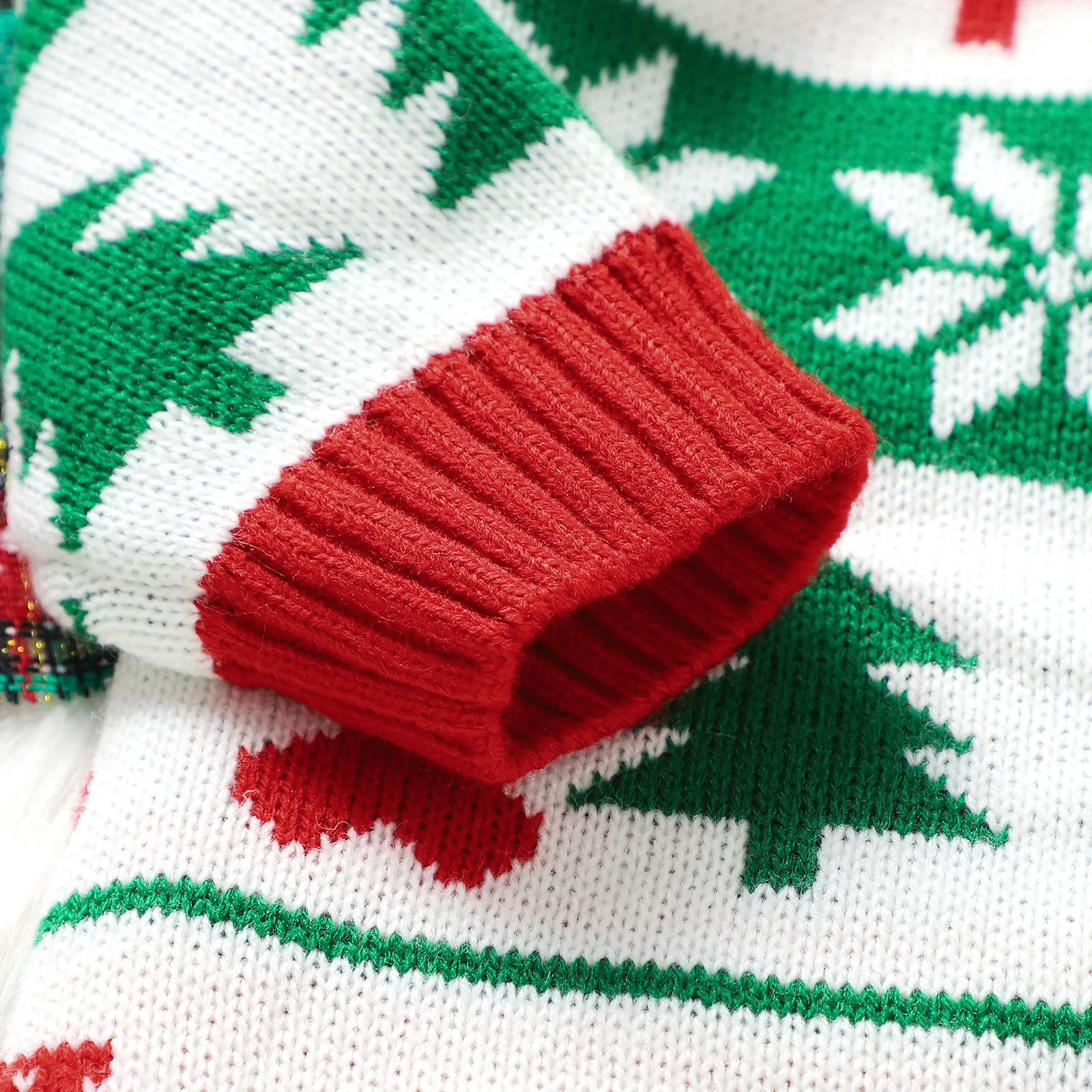 0-24M Baby Boys Girls Knitted Romper Christmas Red Green Outfits Christmas Jumpsuit New Year Costume Newborns Christmas Clothes