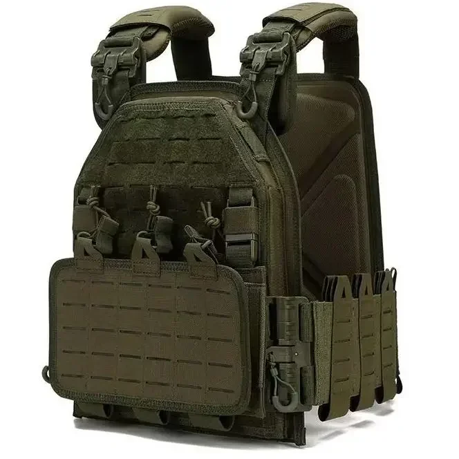 ATFG MOX CAMO Light Weight Quick Release Combat Plate Carrier 1000D Nylon Molle Chaleco Military Tactical Vest Hunting