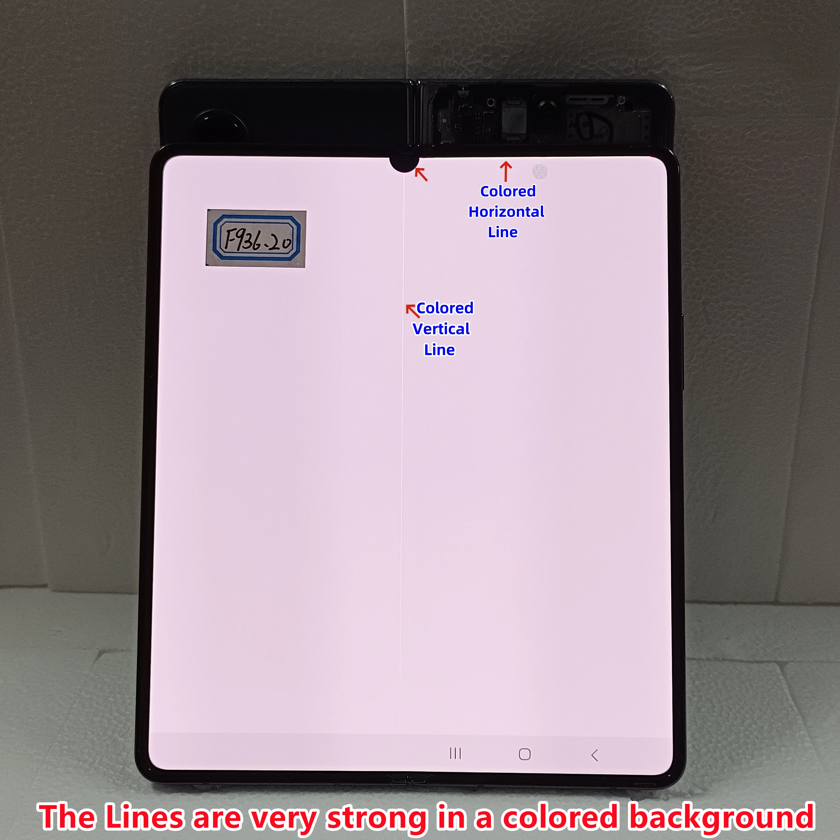 100% Test Amoled For Samsung Inner Screen Z Fold 4 F936 SM-F9360 LCD Display Touch Screen Replacement Parts With Defects