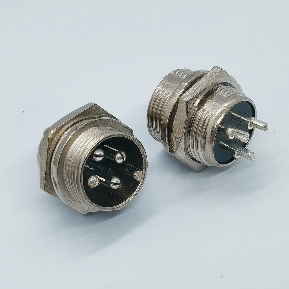 1 Set GX16 Luftfahrt-Steckverbinder, Komplettset 2/3/4/5/6/7/8/9/10-polig, rechtwinkliger elektrischer Steckverbinder – Detail 3