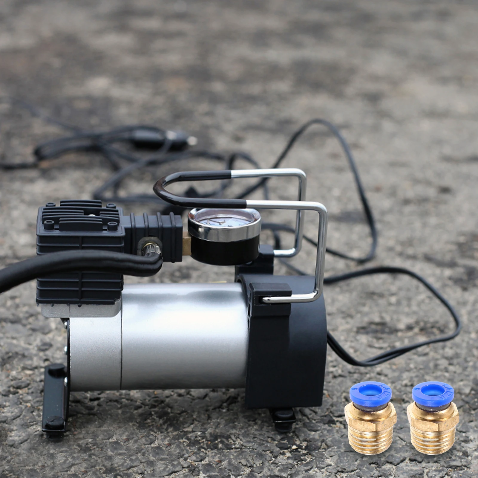 

10pcs Air Fitting 6Mm Crimp Fitting Pressure Washer Quick Connect Abs Copper Secure Gas Connection Mechanical Industry