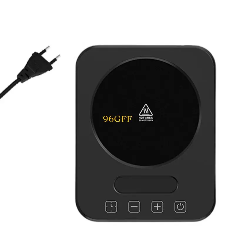96GF 220V Coffee Mug Warmer Electric Cup Warmer Drink Warmer 80°C Constant Temperature Warmer for Heating Coffee Milk