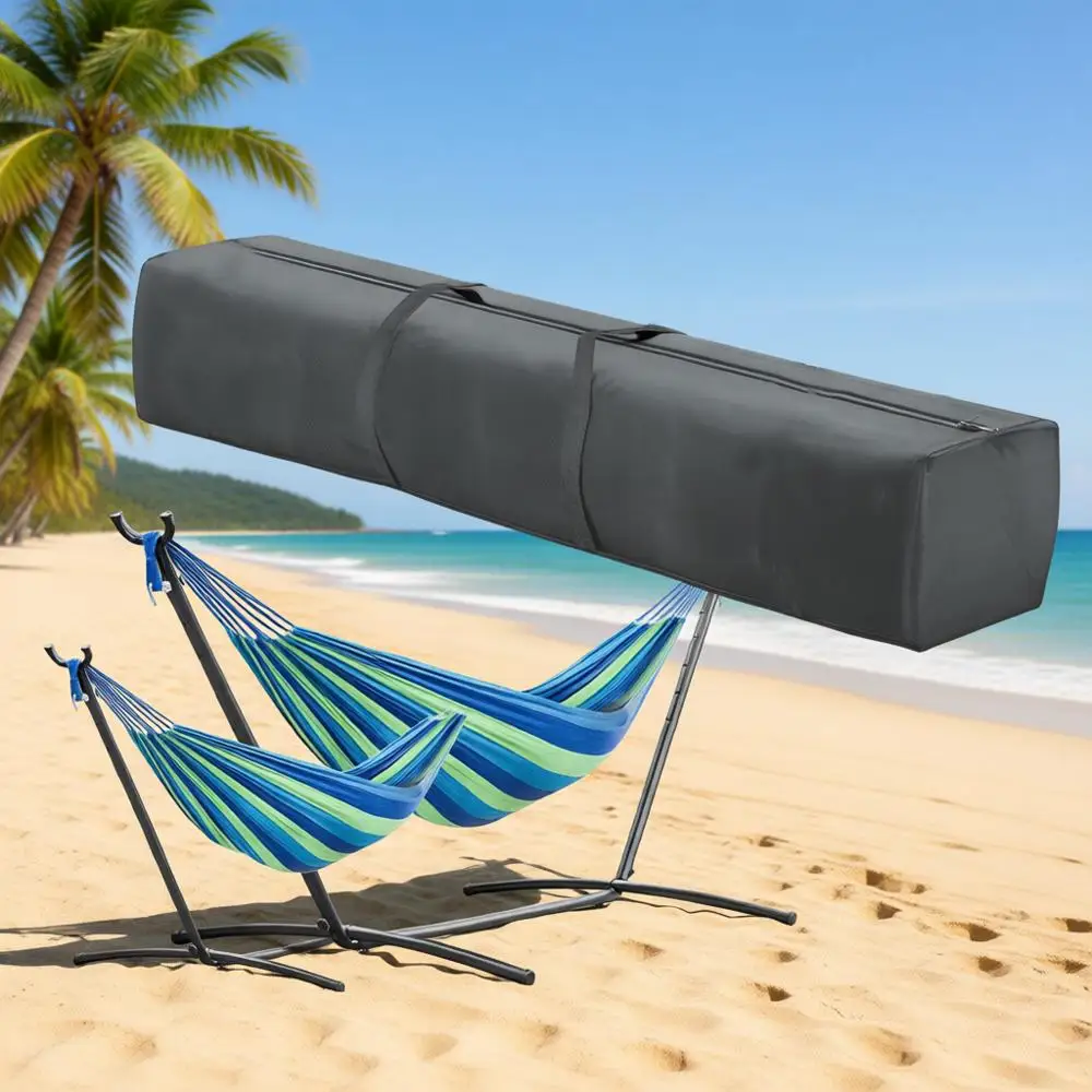 

Портативная прочная водонепроницаемая сумка для хранения гамака, 63 x 10.2 x 10.2, с молниями для стойки-подставки для гамака