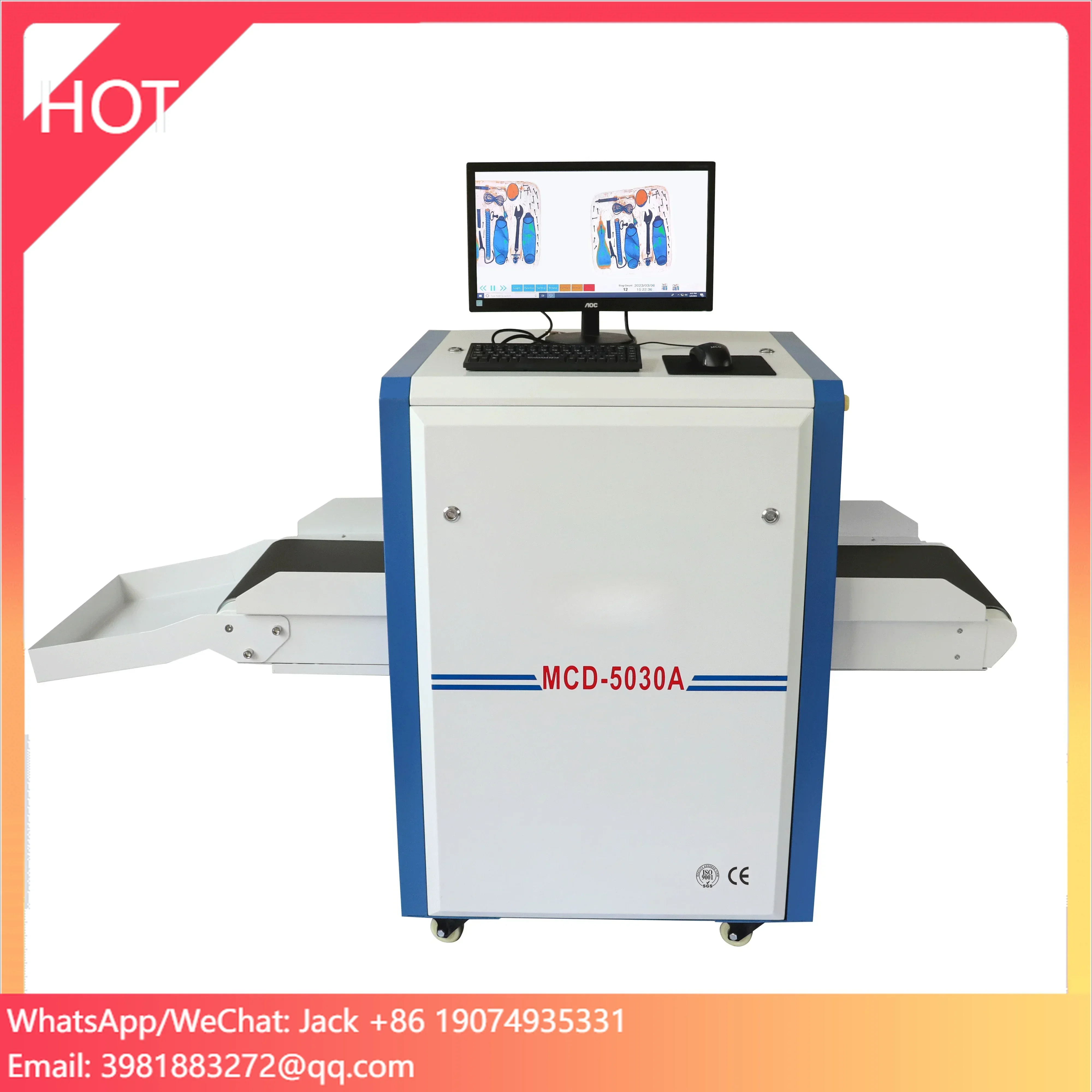 China factory X Ray Baggage Scanner machine 5030A for Airport Security Inspection