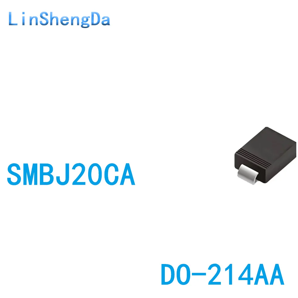 10PCS 20V patch bidirectional TVS transient diode SMBJ20CA (P6KE20CA) DO-214AA