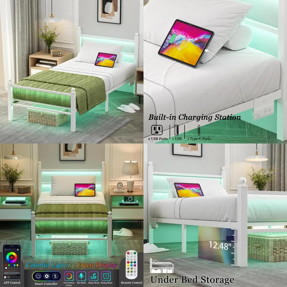 Twin Size Bed Frame…