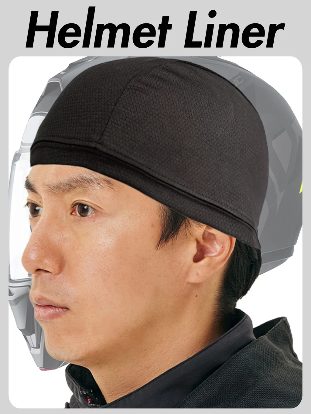 Mesh-Helm-Innenfutter, absorbiert Schweiß, schnell trocknend, Lauf-Sportkappe für Biker – Detail 5