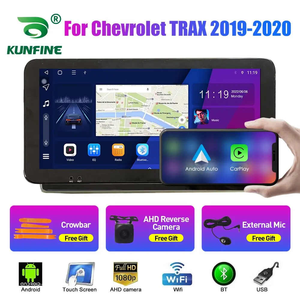 2Din Android Car Radio For Chevrolet TRAX 19-20 Multimedia Video Player GPS Navigation Stereo Audio Head Unit Carplay 4G Wifi BT
