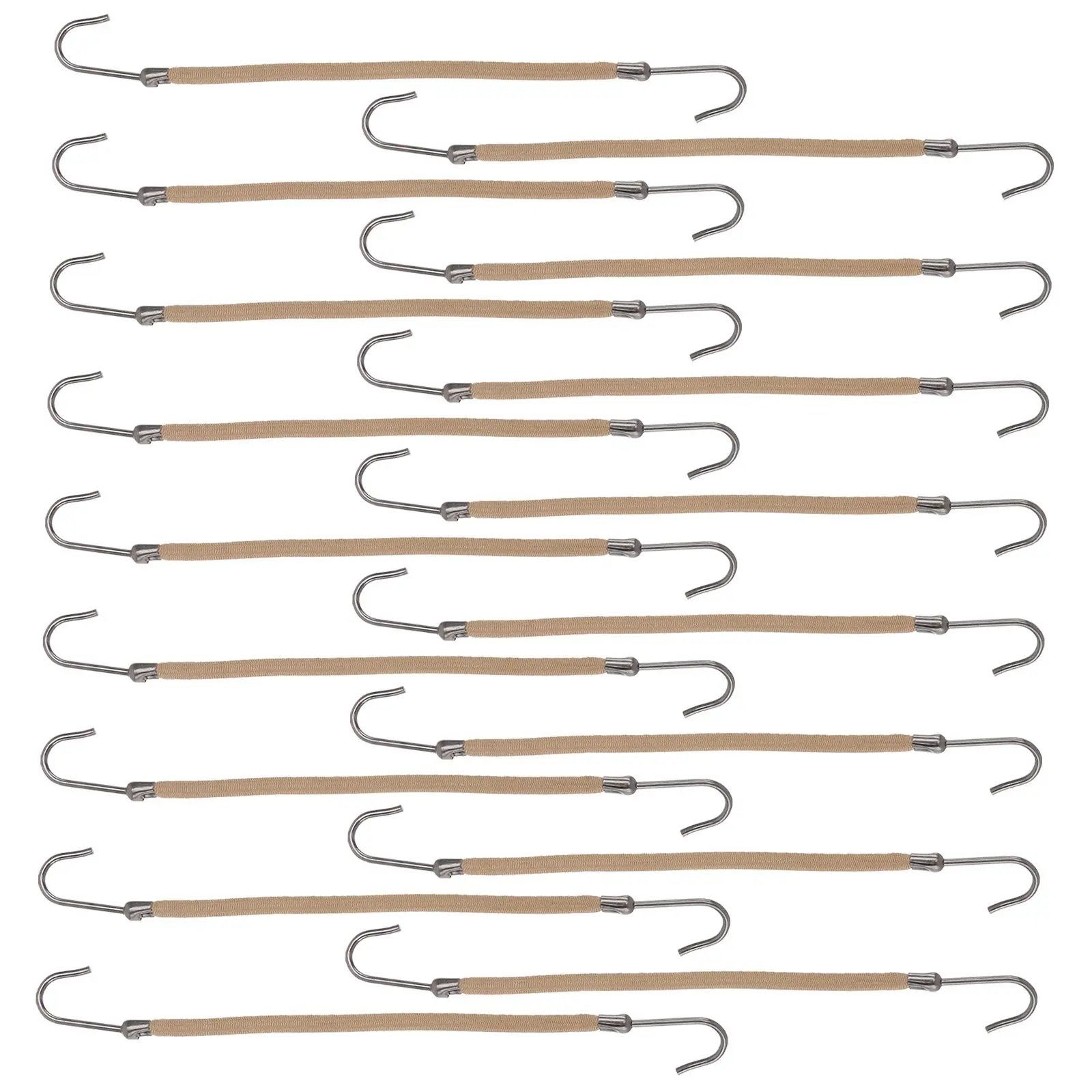 

20 Pcs Hair Dryer Headbands Women Tail Elastic with Hook Black Elastics Curly Accessories Rubber Pins for Clips