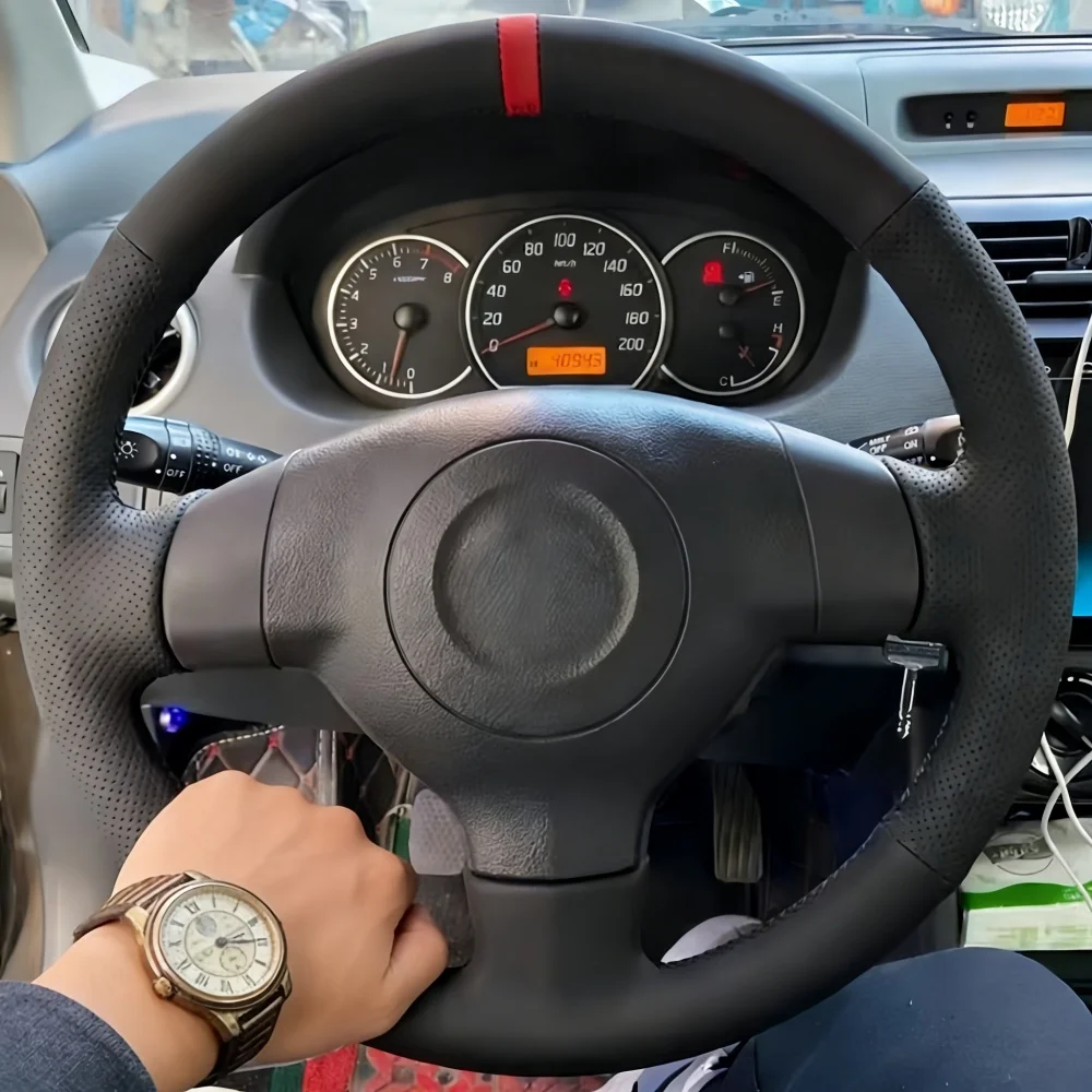 

Car Accessories Hand Stitched Microfiber Leather Opel Vauxhall 2005-2015 Steering Wheel Cover For Suzuki Swift Sport Splash