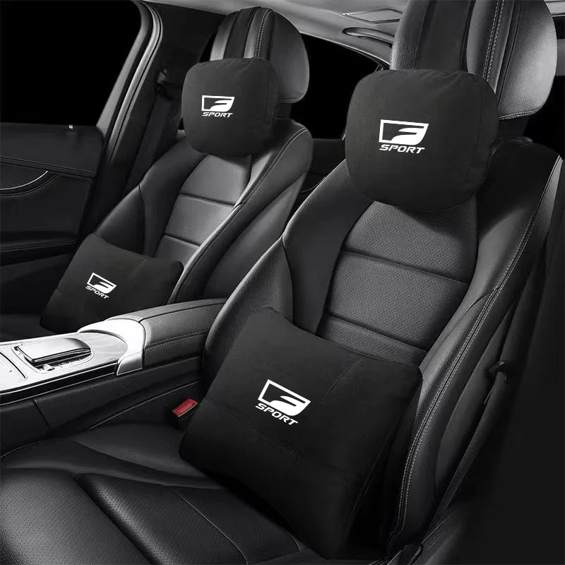 

Top Quality Car Headrest Neck Support Seat Soft Neck Pillow for Lexus SPORT F LFA ISF GSF RCF F ct gs nx es if lc ls Car headres
