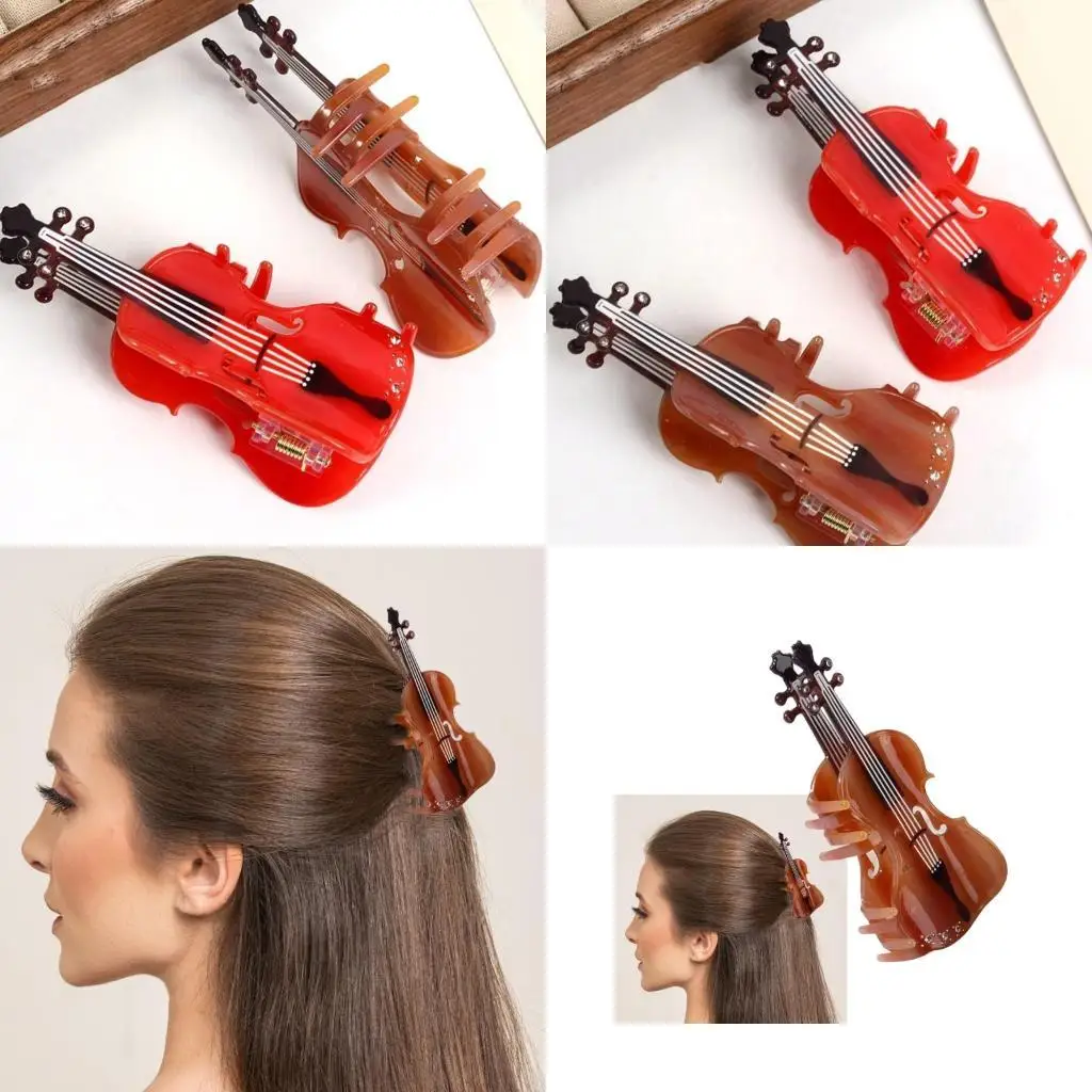 652f 1pc مشبك الشعر من تأليف تصميم الكمان للعروض الأسلوب اليومي