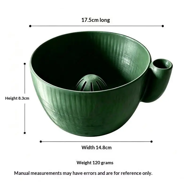 Swirling Berry Washing Bowl Vortex Cleaning Drainable Reusable Fruit Vegetable Washer for Kitchen Salad Prep Use