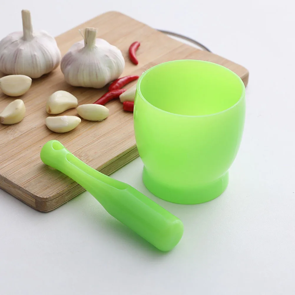 

2 set Simple Garlic Masher With Pestle Ergonomic Smooth Surface For Kitchen Grinding Garlic Ginger Pills Household Tools Crush