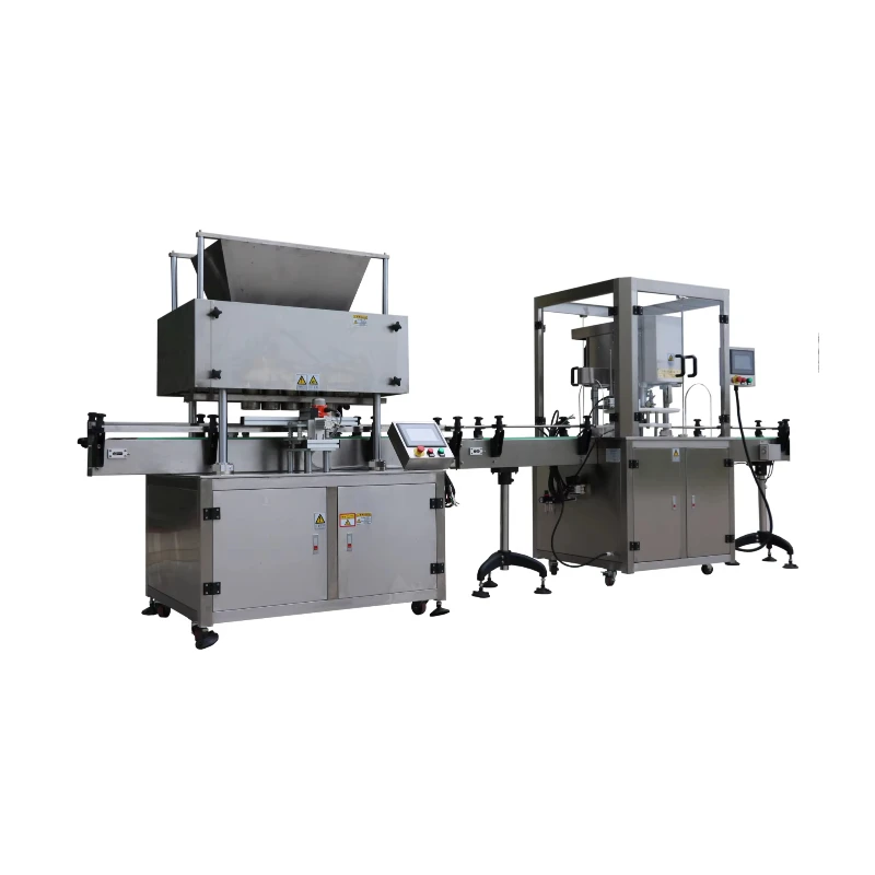 Customized High Production Granular Filling Machine for Nuts/Pop  Corn/Cereal  Filling and Capping Machine Production Line