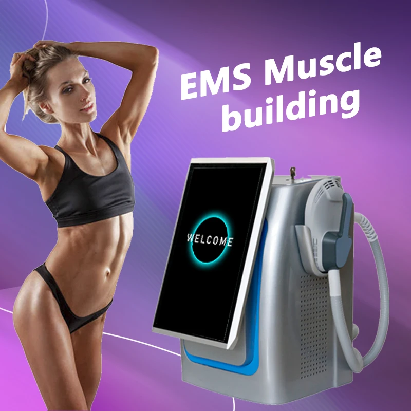 Professionele 5 handvatten ems beeldhouwen machine neo rf 14 tesla bodi beeldhouwen ems gezicht machine EMS Mucsle Stimulator