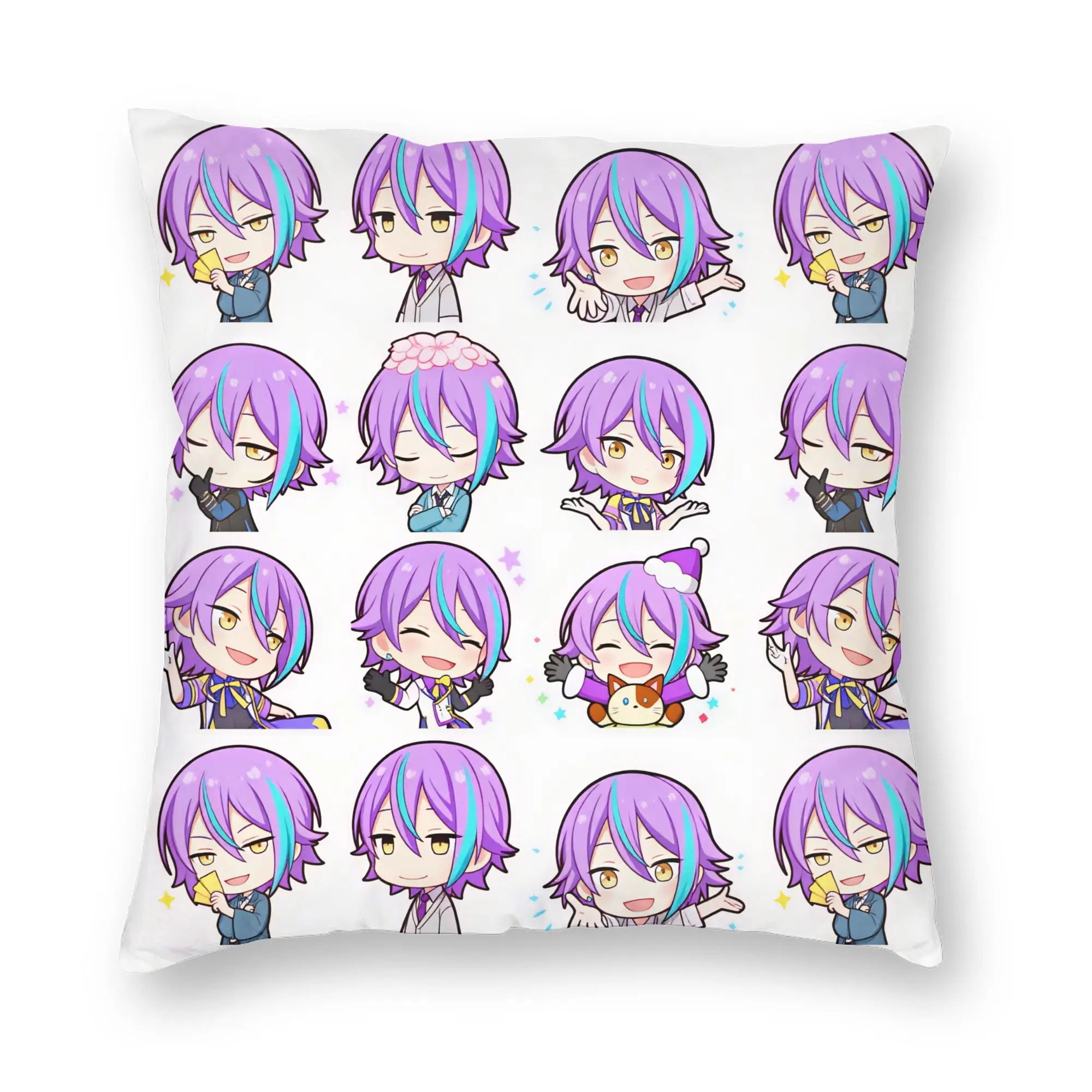 Project Sekai Rui Kamishiro Anime Game  Pillow Case  Comfy Pillow Cover Retro Trendy Cushion Cover For Sofa Home Decor