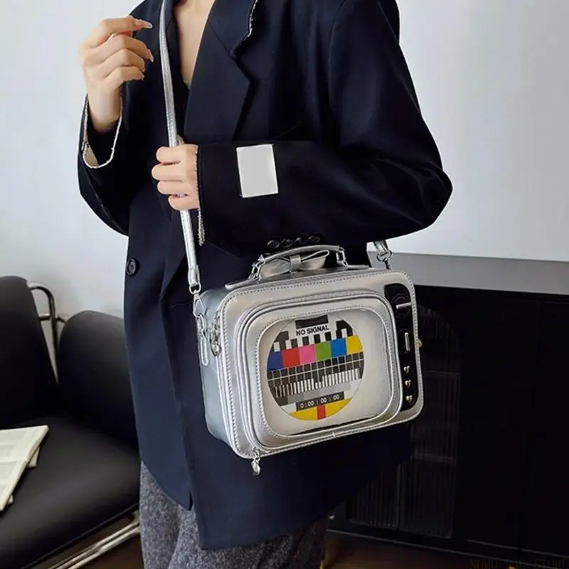X90D Fashionable Shoulder Bag with Spacious Storage Space and Hardware PU Leather School Bags Stuedent Backpack